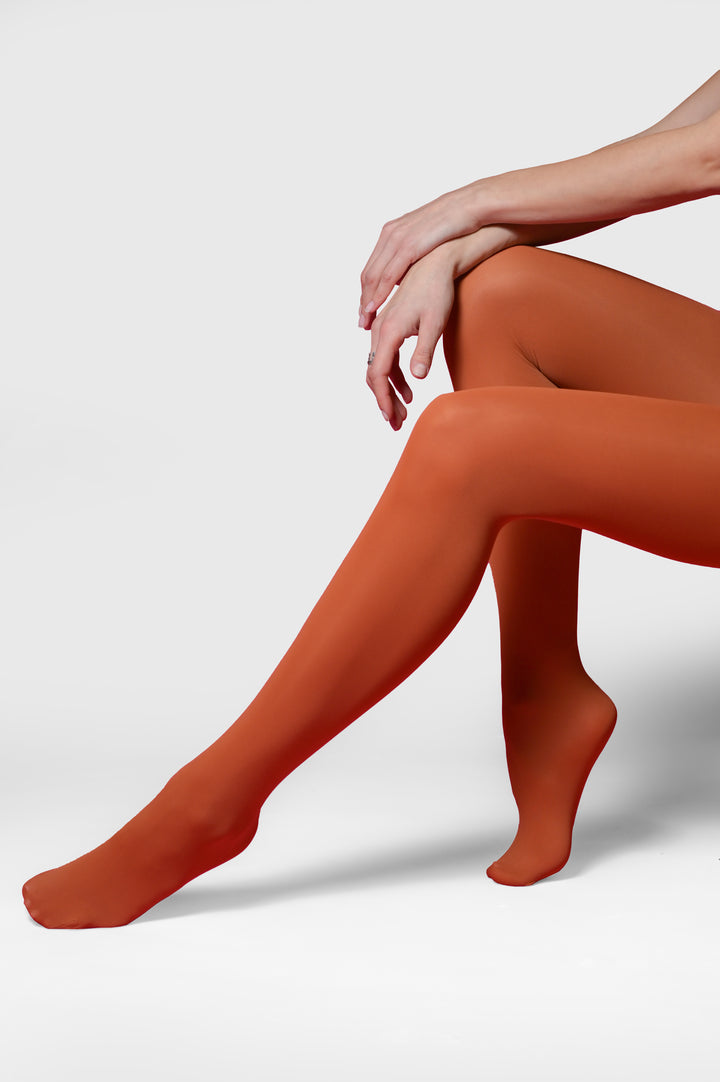 Biodegradable Limited Collection Tights – Cinnamon 80 Den