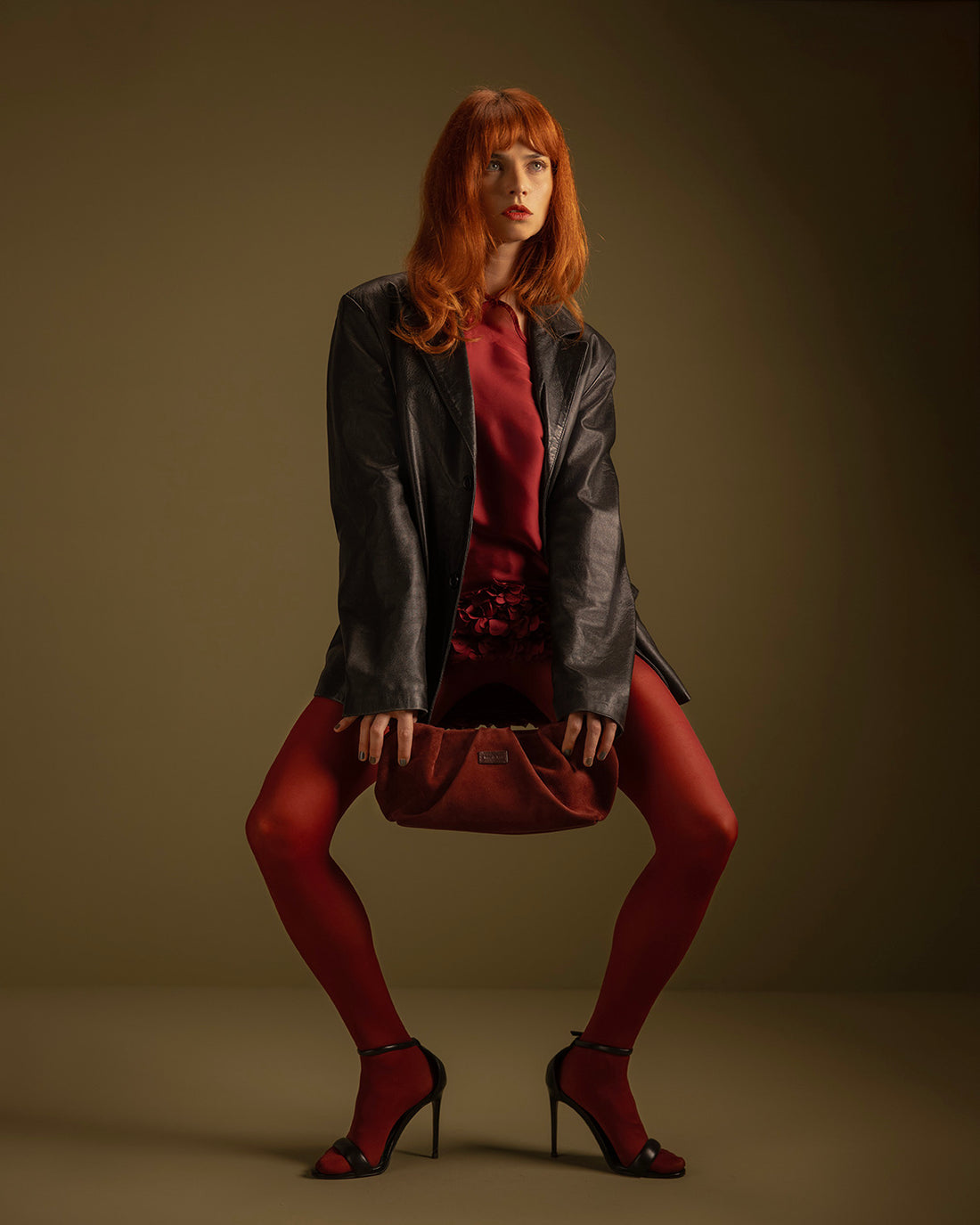 Nedbrytbara Limited Collection strumpbyxor – Burghundy