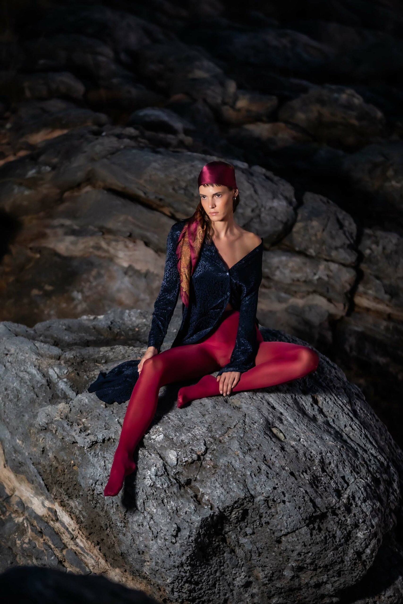 Nedbrytbara Limited Collection strumpbyxor – Burghundy